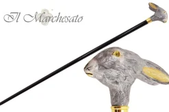 Il Marchesato Adorable Bunny Rabbit Head - Walking Cane Outlet