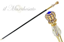 Il Marchesato Amazing Walking stick with Blue crystals Discount