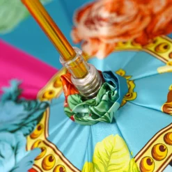 Il Marchesato Artisan Italian Umbrella with Luxurious Hand-Enameled Toucan Handle Outlet