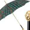 Il Marchesato Artistic Paisley Umbrella with Luxurious "The Four Noble Truths" Handl Hot