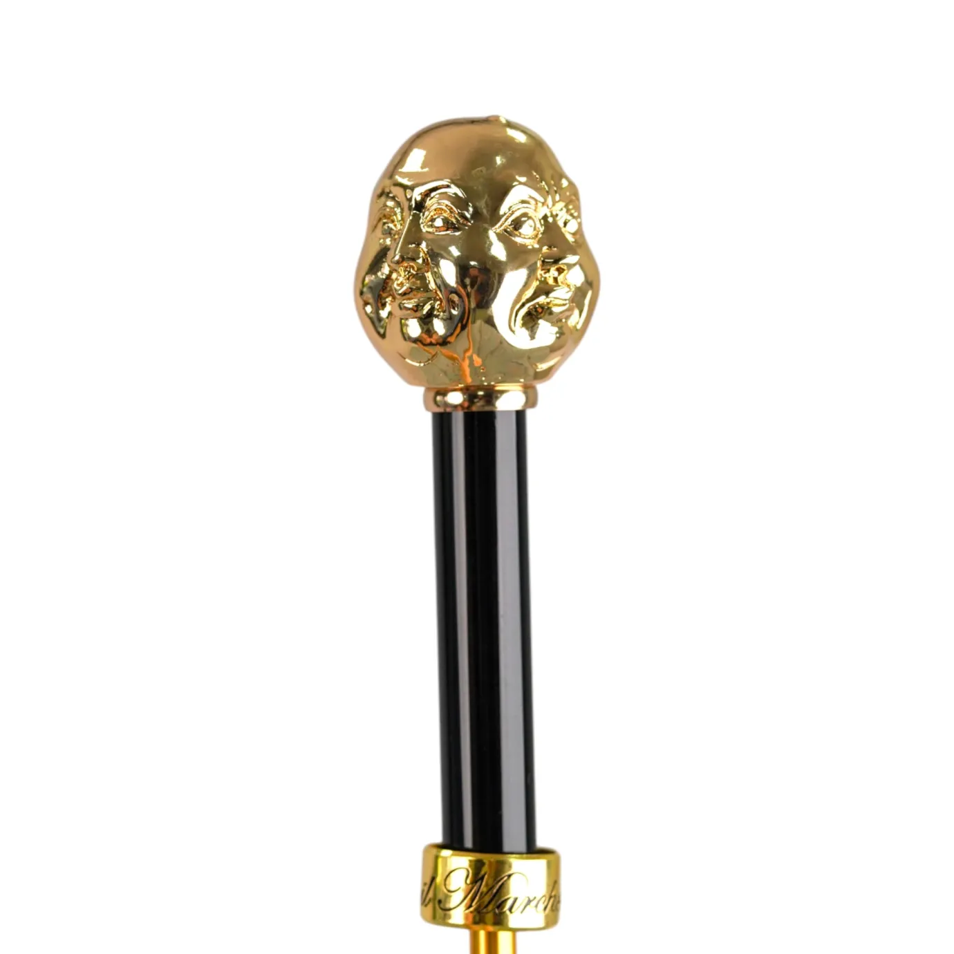Il Marchesato Artistic Paisley Umbrella with Luxurious "The Four Noble Truths" Handl Hot