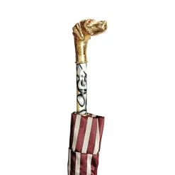 Il Marchesato Automatic umbrella with 24K goldplated pointed handle Online