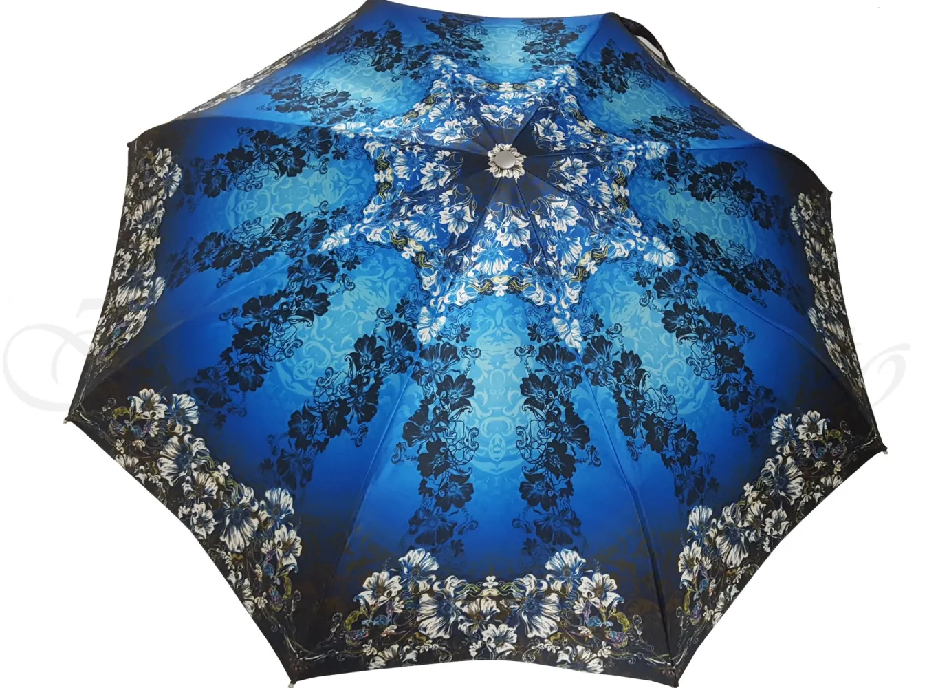 Il Marchesato Awesome Blue Flowered Umbrella Online