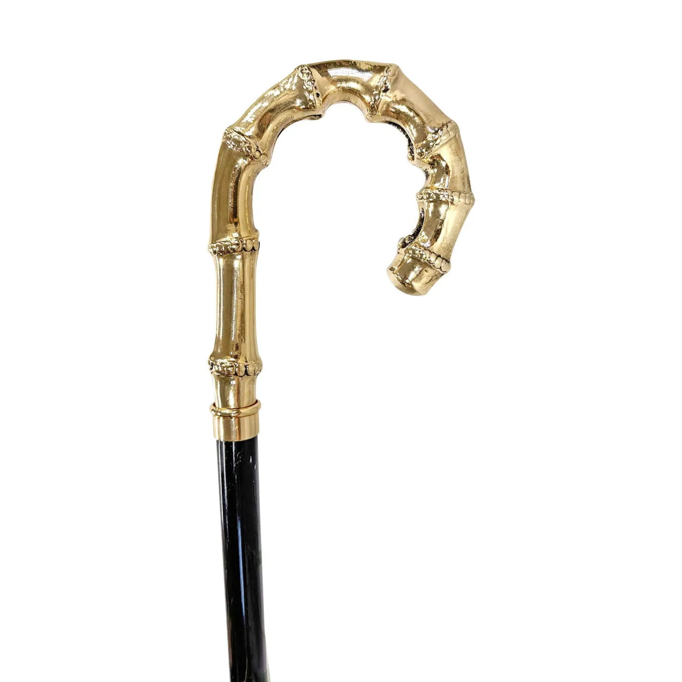 Il Marchesato Bamboo-shaped walking stick - Goldplated 24K Hot
