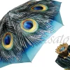 Il Marchesato Beautiful Compact Umbrella With Printed Peacock Design Online