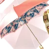 Il Marchesato Beautiful Double Canopy Umbrella in a Luxurious Pink Satin Clearance