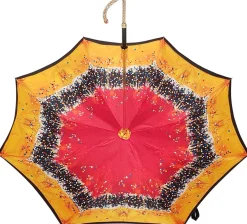 Il Marchesato Beautiful Double Canopy Umbrella in a Parti-Coloured Design Fashion