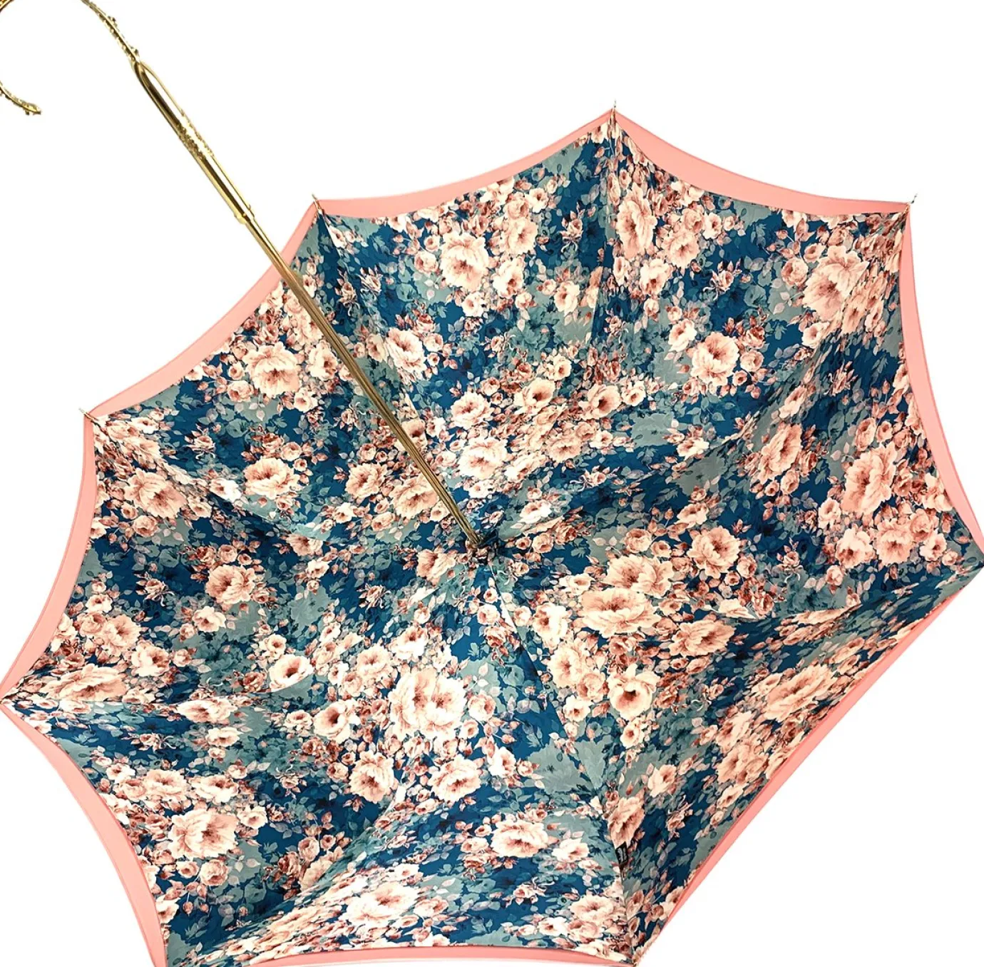 Il Marchesato Beautiful Double Canopy Umbrella in a Luxurious Pink Satin Clearance