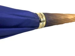 Il Marchesato Beautiful Double Canopy Umbrella in a Luxurious blue Satin Sale