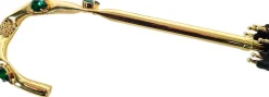Il Marchesato Beautiful Double Canopy Umbrella in a Luxurious Green Colored Polyeste Discount