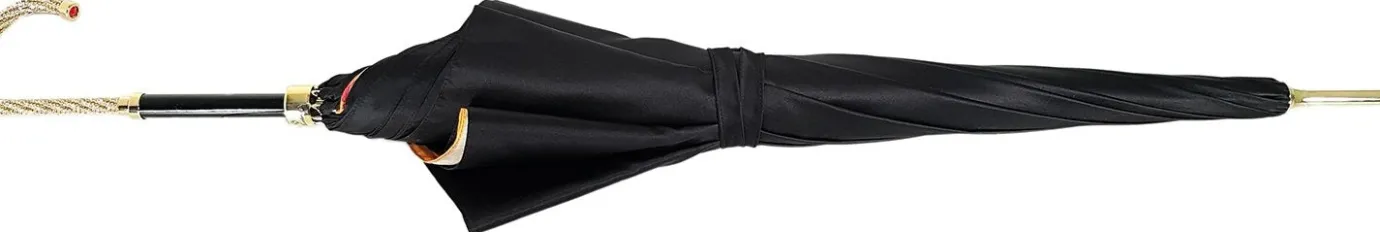 Il Marchesato Beautiful Double Canopy Umbrella in a Parti-Coloured Design Fashion