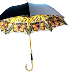 Il Marchesato Beautiful Double Canopy Umbrella with butterfly design Best