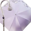Il Marchesato Beautiful Double Cloth Lilac Women's Umbrella, Italian style Fashionable umbrella Outlet