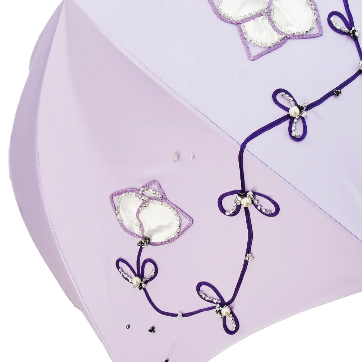 Il Marchesato Beautiful Double Cloth Lilac Women's Umbrella, Italian style Fashionable umbrella Outlet