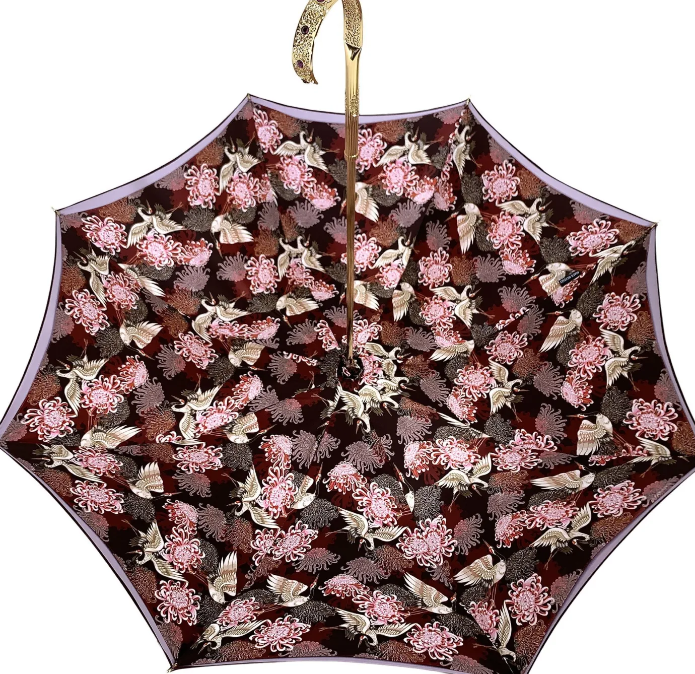 Il Marchesato Beautiful Double Cloth Umbrella- Exclusive Herons Design Discount