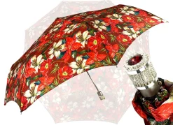 Il Marchesato Beautiful Folding Umbrella With Flowers Pattern Discount