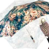 Il Marchesato Beautiful Folding Umbrella With Floral Print New