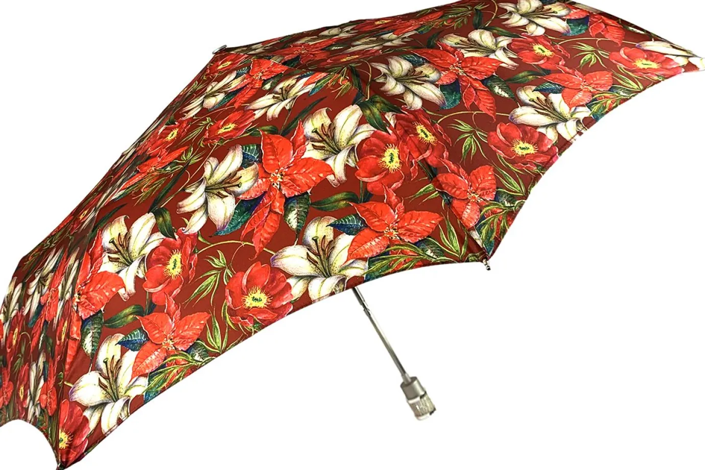 Il Marchesato Beautiful Folding Umbrella With Flowers Pattern Discount