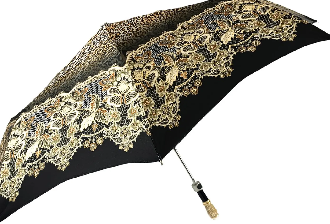 Il Marchesato Beautiful Leopard Print Umbrella Sale