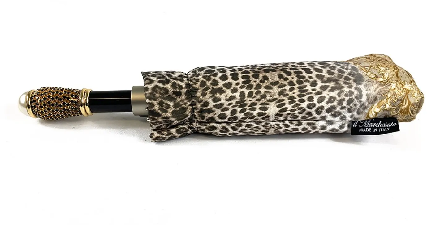 Il Marchesato Beautiful Leopard Print Umbrella Sale