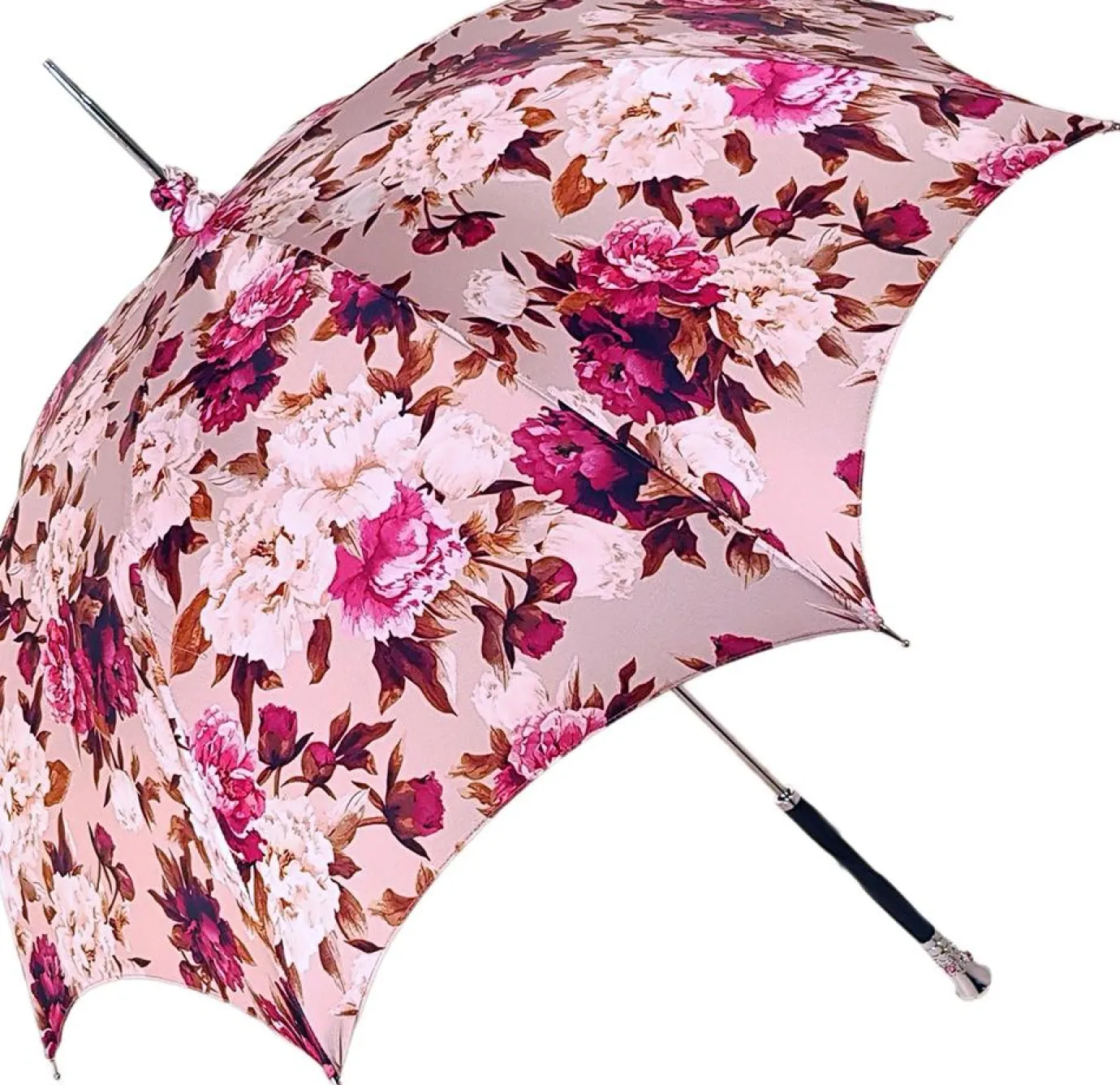 Il Marchesato Beautiful Pink Flowered Parasol Clearance