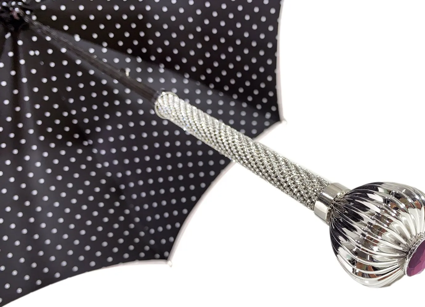 Il Marchesato Beautiful Red Women's Umbrella with Printed Peacock Design Hight Quality Luxury Umbrella Hot