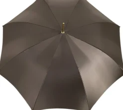 Il Marchesato Beautiful Red Women's Umbrella with Printed Peacock Design Hight Quality Luxury Umbrella Outlet
