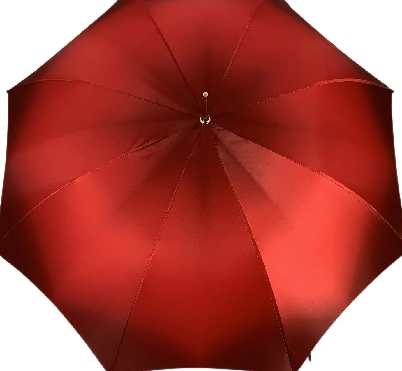 Il Marchesato Beautiful Red Women's Umbrella with Printed Peacock Design Hight Quality Luxury Umbrella Outlet