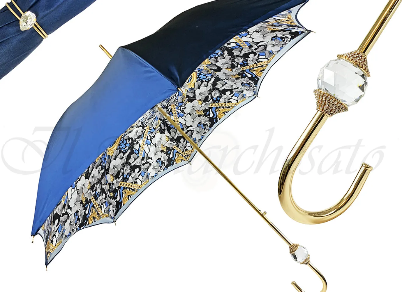 Il Marchesato Beautiful Umbrella with Swarovski crystal sphere Clearance