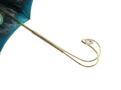 Il Marchesato Beautiful Women's Umbrella with Printed Peacock Design Sale