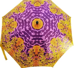 Il Marchesato Beautifull Umbrella Features a Lilac & Gold Abstract Leopard Design Hot