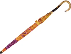 Il Marchesato Beautifull Umbrella Features a Lilac & Gold Abstract Leopard Design Hot