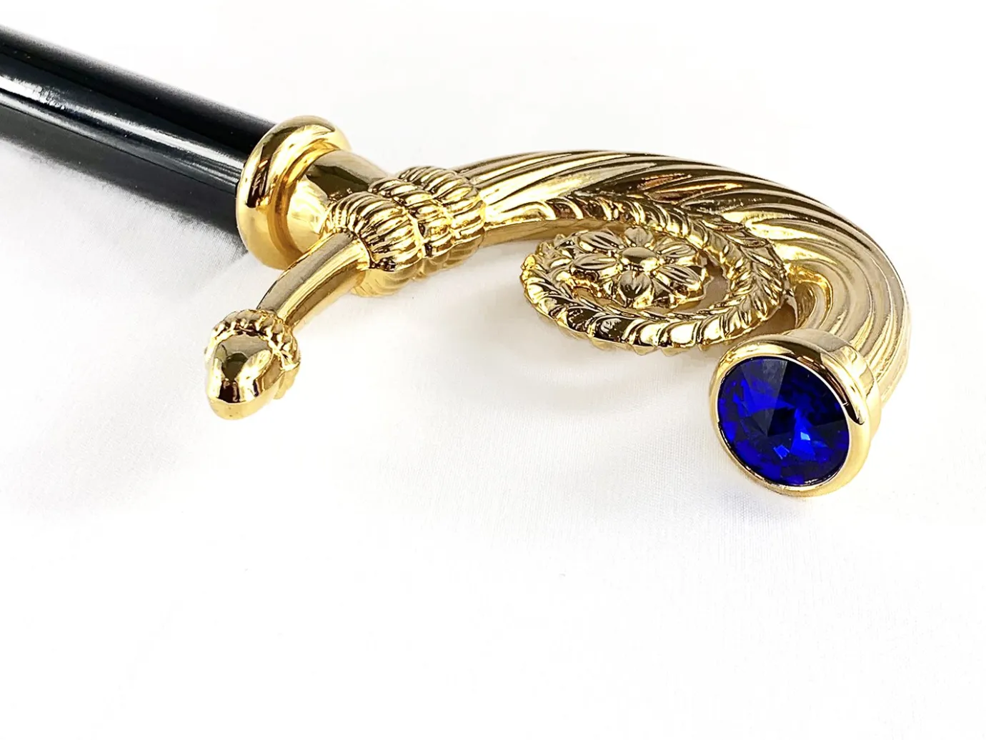 Il Marchesato Beauty Collectible Walking Cane With Swarovski Sapphire Outlet
