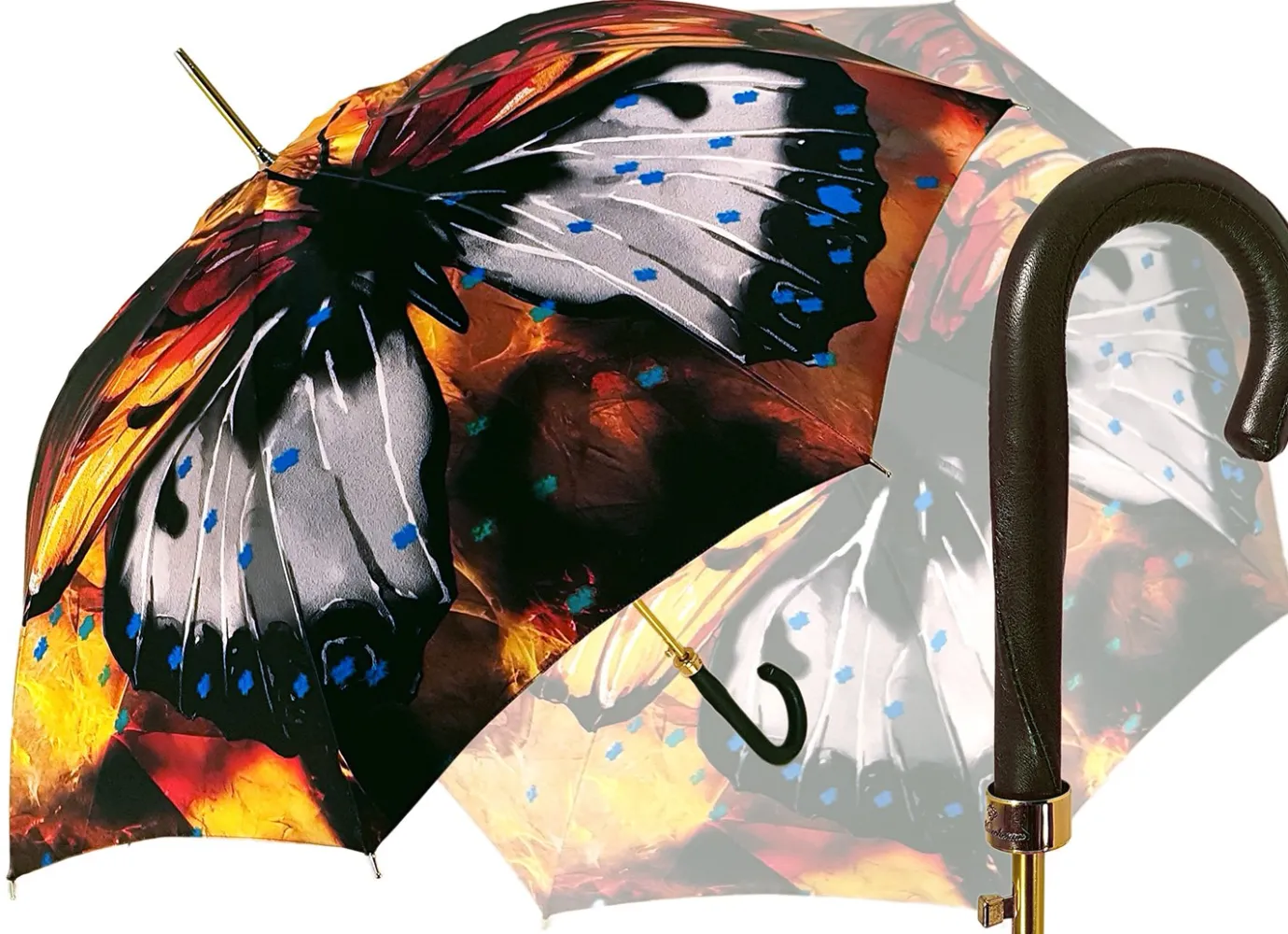Il Marchesato Big Butterfly Painted Umbrella Online