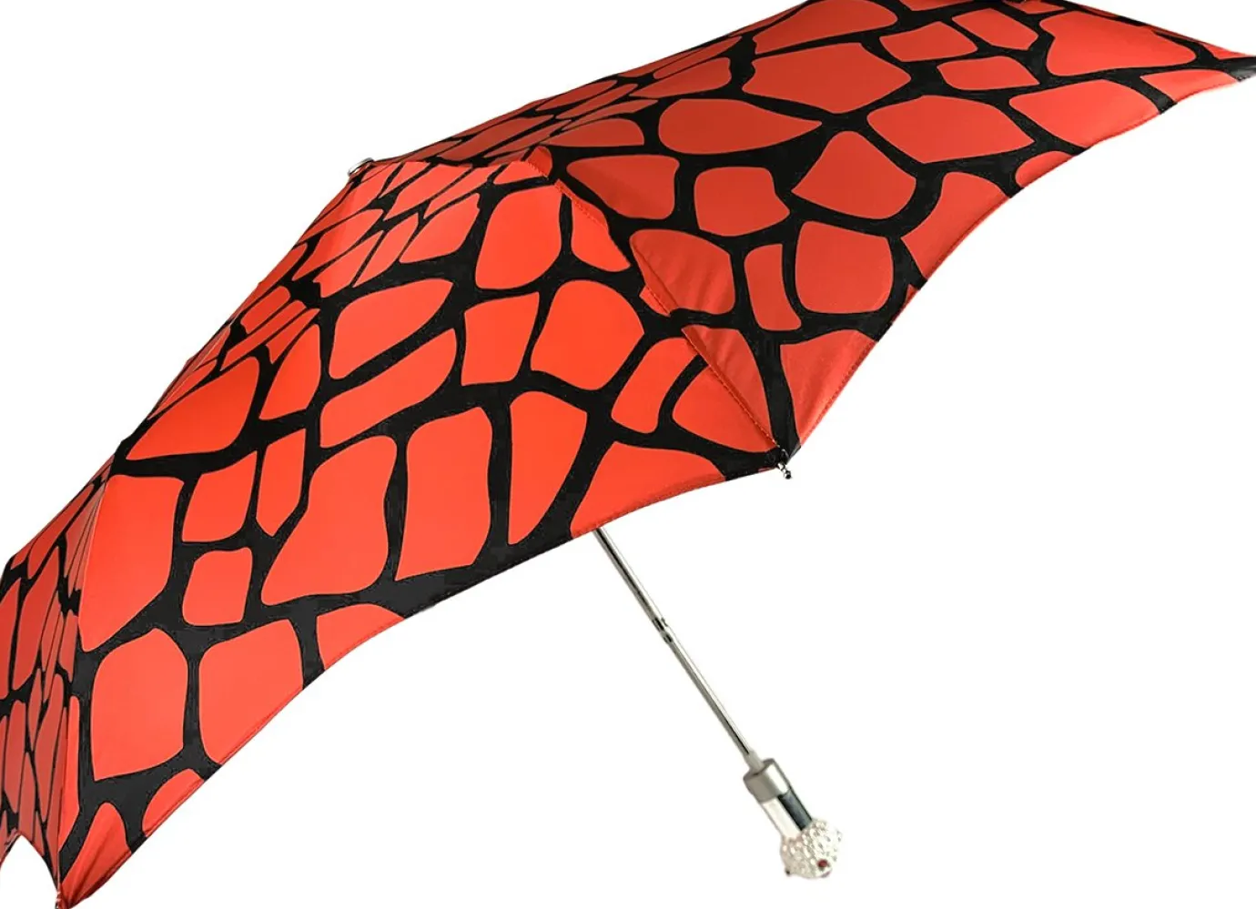 Il Marchesato Black & Red Folding Umbrella Fashion