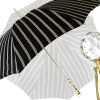 Il Marchesato Black And Light Grey Striped Umbrella Best