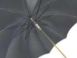 Il Marchesato Black And Light Grey Striped Umbrella Best