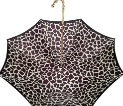 Il Marchesato Black And White Pattern Plaid Double Cloth Umbrella Clearance