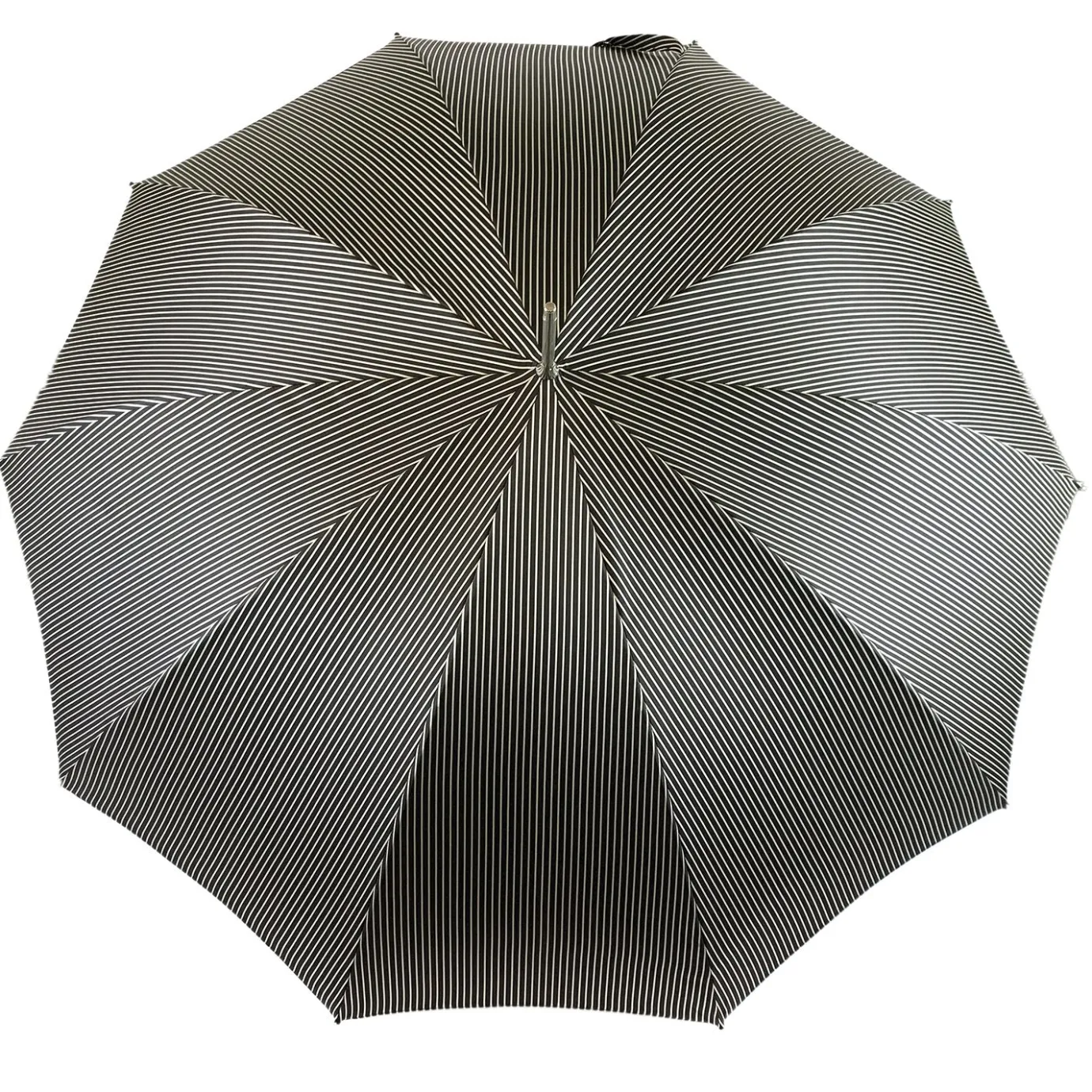 Il Marchesato Black and White striped Classic Umbrella New