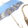 Il Marchesato Blue Royalty: Light Blue Umbrella with Elegant Gold Handle Outlet