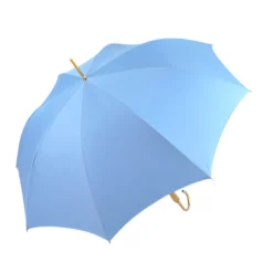 Il Marchesato Blue Royalty: Light Blue Umbrella with Elegant Gold Handle Outlet