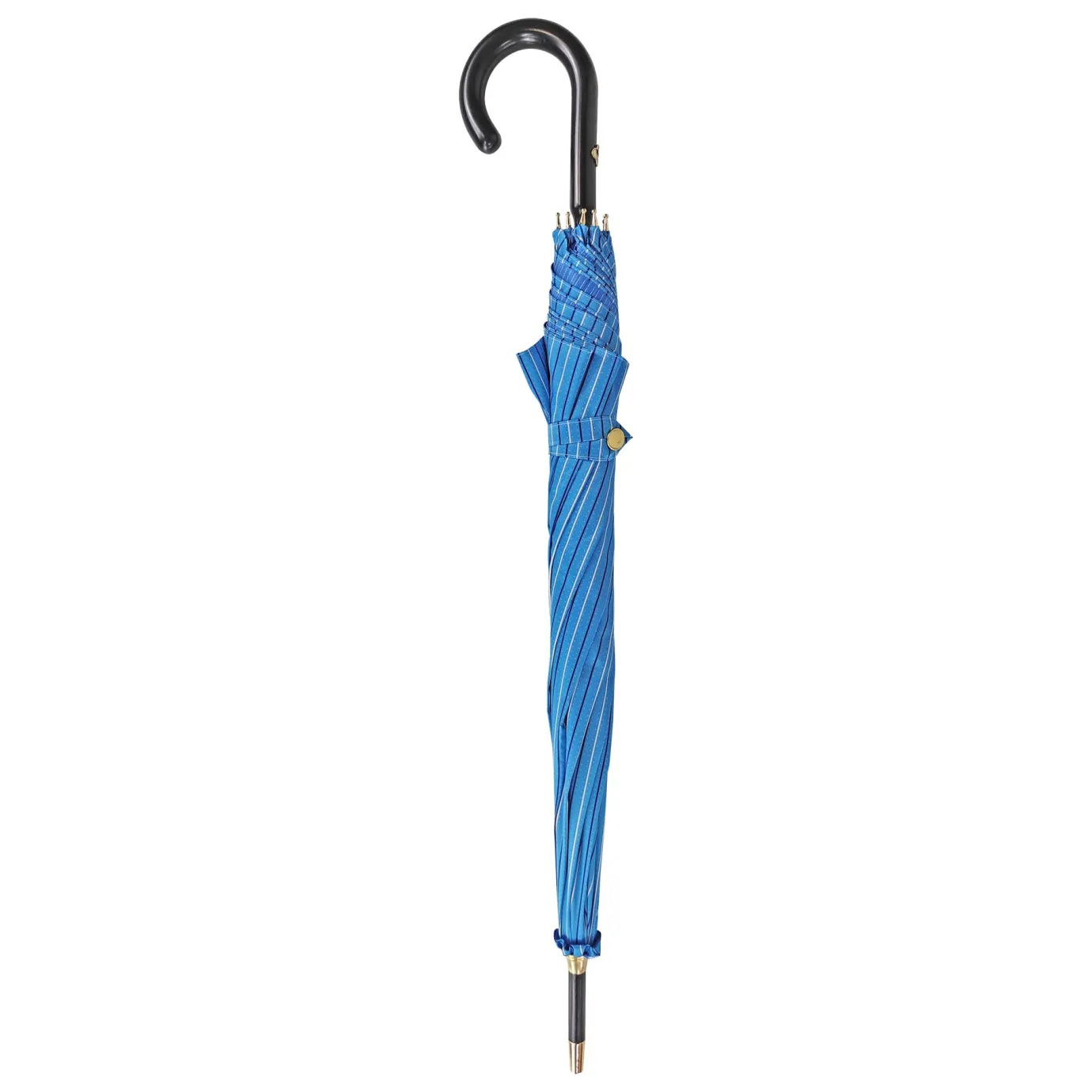 Il Marchesato Blue umbrella in black beech wood Best