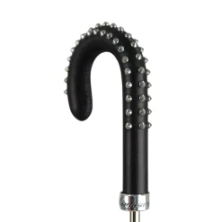 Il Marchesato Blue Umbrella with Textured Scales and Rock-Style Studded Handle Discount