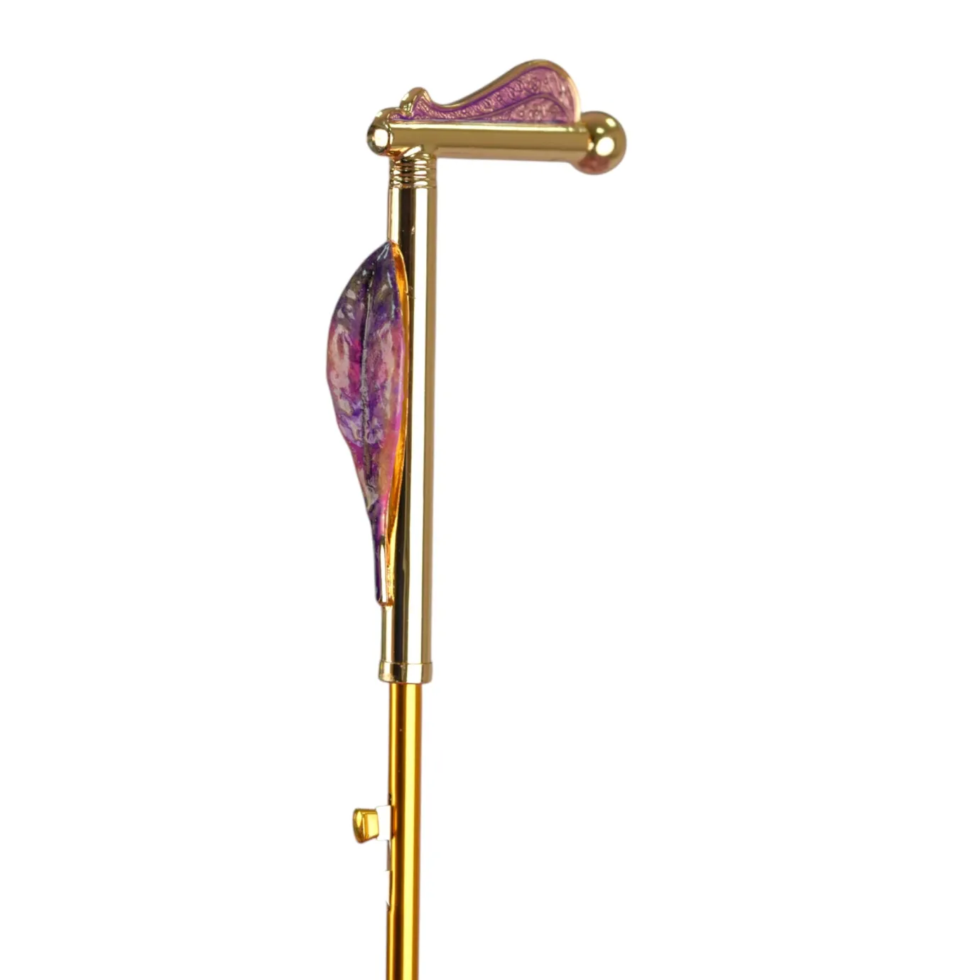 Il Marchesato Blushing Elegance: Pink Umbrella with Delicate Floral Accents Best