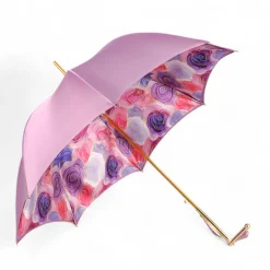 Il Marchesato Blushing Elegance: Pink Umbrella with Delicate Floral Accents Best