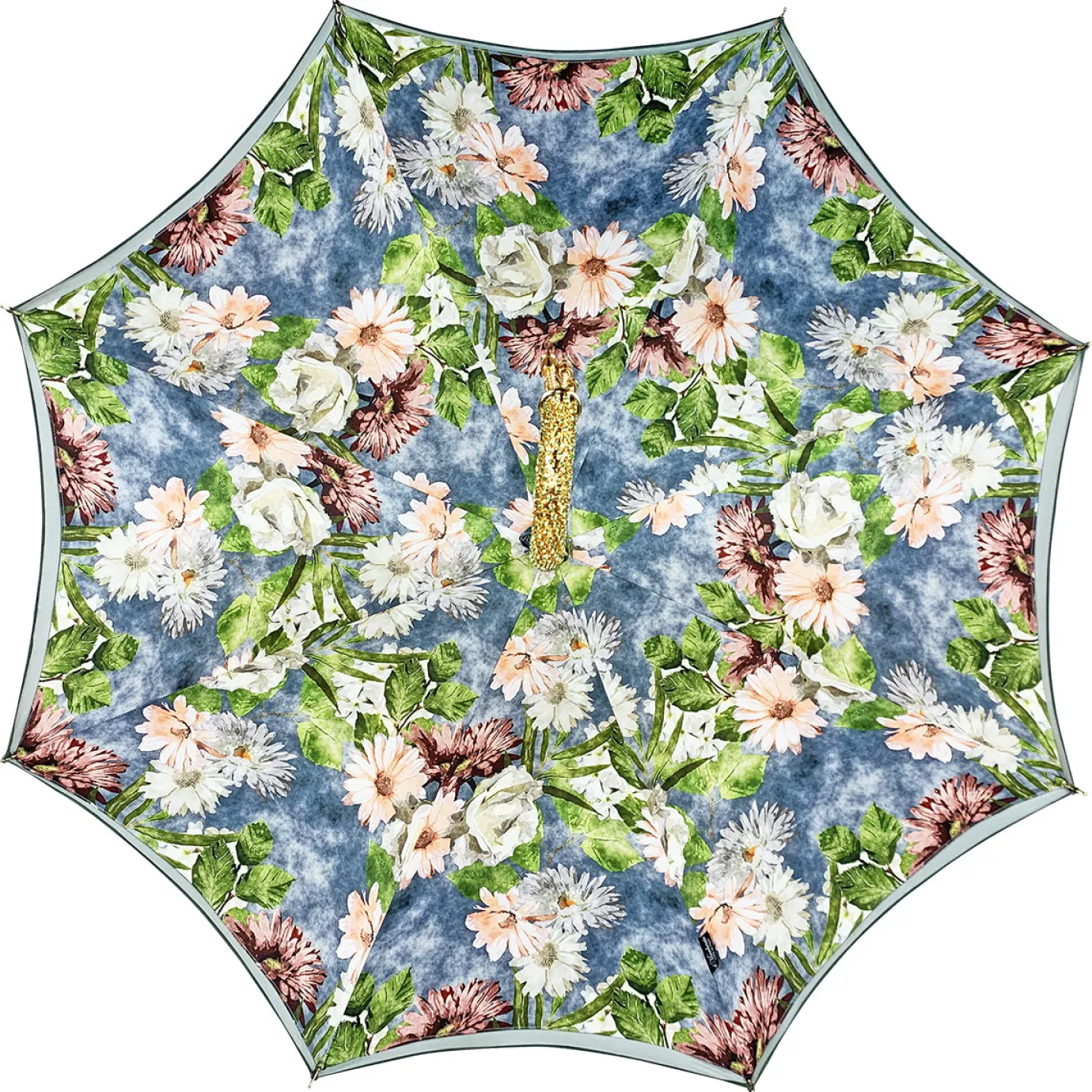 Il Marchesato Bright gradient green with floral design Fashion