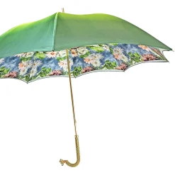 Il Marchesato Bright gradient green with floral design Fashion