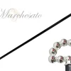 Il Marchesato bright walking stick with spheres and crystals Sale