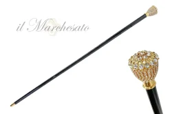 Il Marchesato Bright Walkingsticks with Crystals Encrusted Knob Online