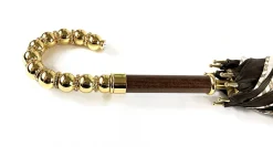 Il Marchesato Brown Umbrella With Rhombus Pattern Inside Outlet
